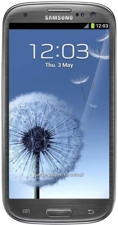Смартфон Samsung Galaxy S3 GT-I9300 16Gb Titanium grey - Кушва